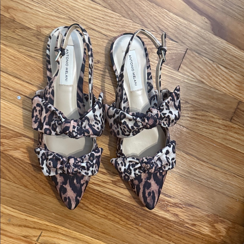 Antonio Melani shows 9 M animal print adorable flats great for spring